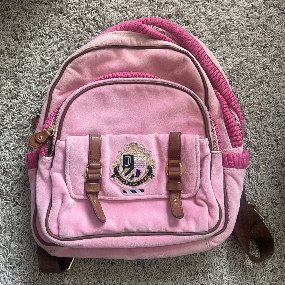 Vintage Pink Juicy Couture Backpack